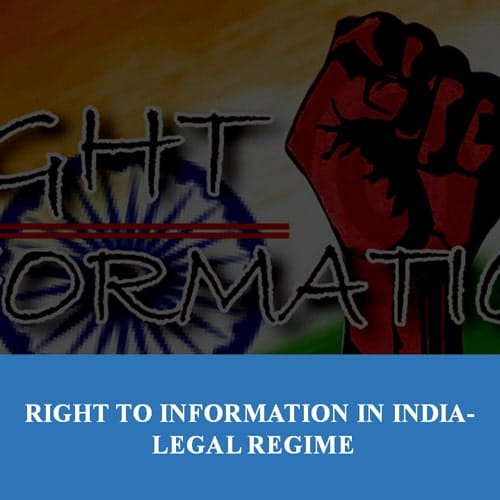 Right To Information In India